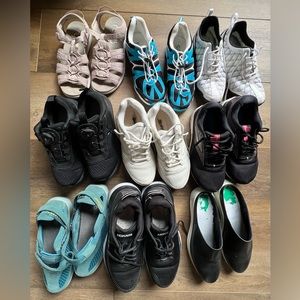 Super bundle! 9 pairs of shoes worn 1x each